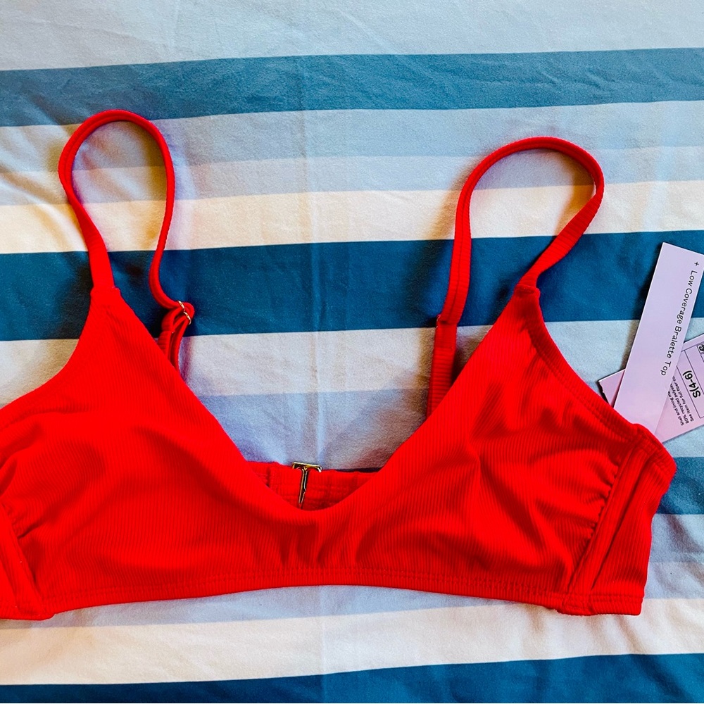 New Small (4-6) Cute Wild Fable Red Women's Bralette Top